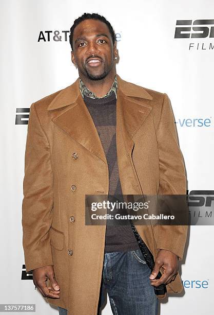 Football Player Donte Stallworth attends The ESPN Lounge Presented by AT&T U-verse at St Regis Deer Valley on January 22, 2012 in Park City, Utah.