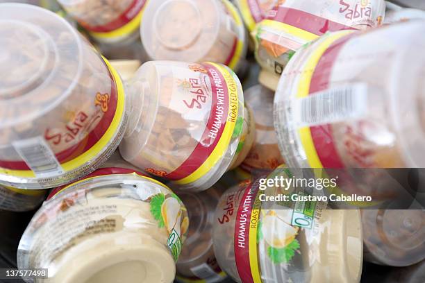 Sabra Hummus is displayed at The ESPN Lounge Presented by AT&T U-verse at St Regis Deer Valley on January 22, 2012 in Park City, Utah.