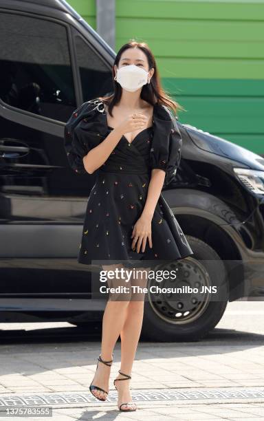 Actress Son Ye-Jin is seen at Ramada Hotel Sindorim on February 16, 2022 in Seoul, South Korea.