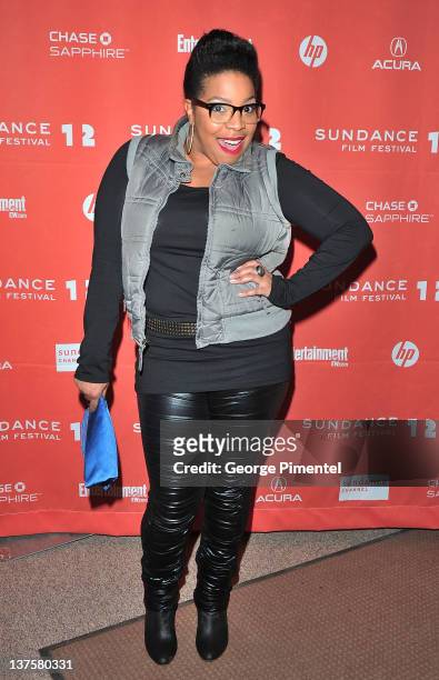 Actress Kimberly Hebert Gregory attends the "Red Hook Summer" premiere during the 2012 Sundance Film Festival held at Eccles Center Theatre on...