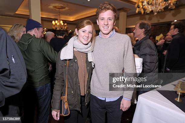 Lena Redford and Dylan Redford attend the HBO Sundance Documentary Party at Wahso Asian Grill on January 22, 2012 in Park City, Utah.