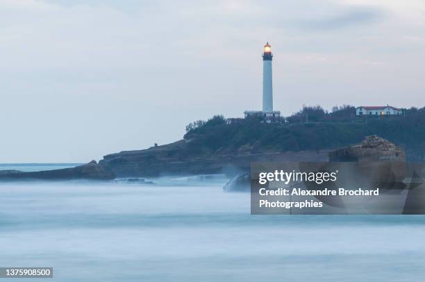 biarritz beach - aquitaine stock pictures, royalty-free photos & images