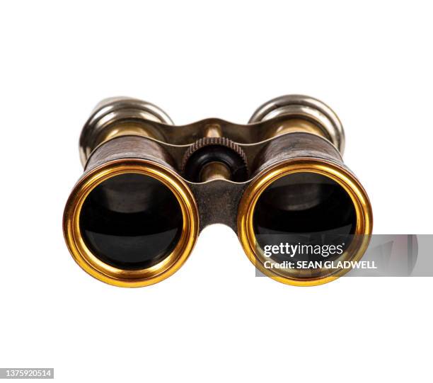 antique theatre glasses - binocolo da teatro foto e immagini stock