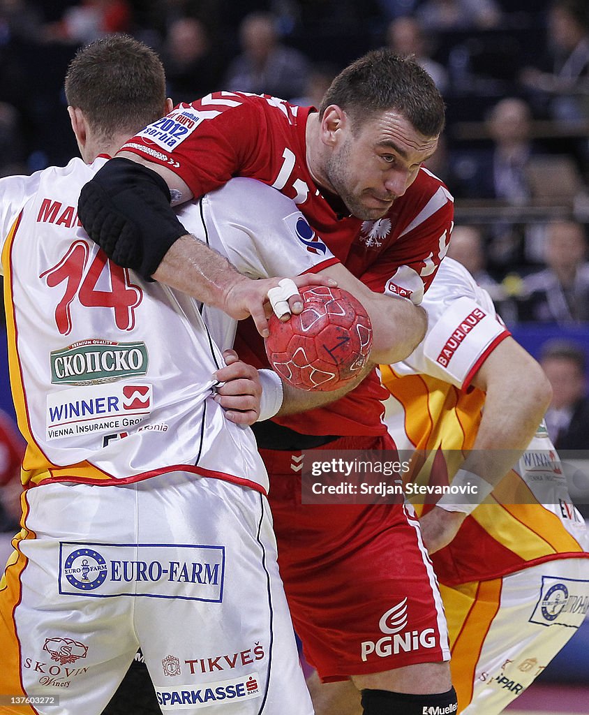 Poland v Macedonia - Men's European Handball Championship 2012