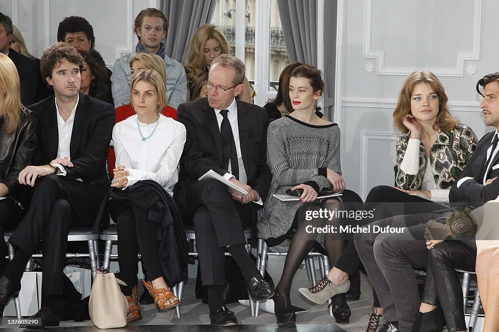 Dior: Front Row - Paris Fashion Week Haute Couture S/S 2012