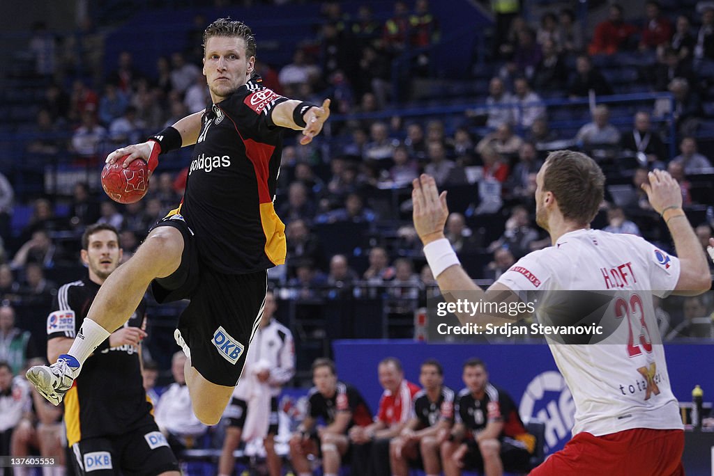 Denmark v Germany - Men's European Handball Championship 2012