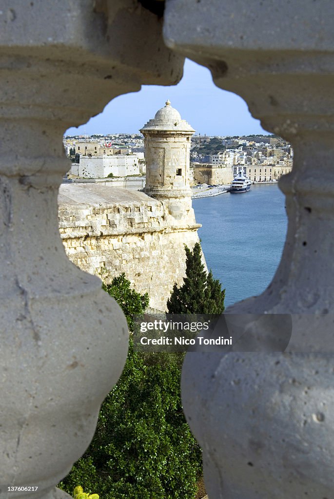 View of Grand Harbour, Valletta, Malta, Europe