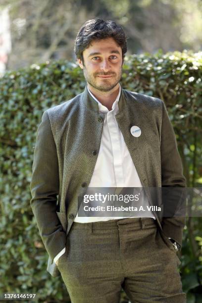 Lino Guanciale attends "Noi" Rai Fiction photocall at Rai Viale Mazzini on March 02, 2022 in Rome, Italy.