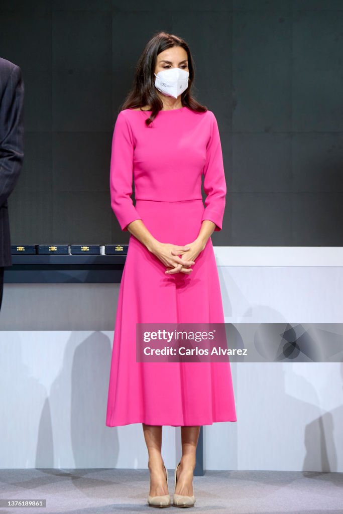 Spanish Royals Delivers Golden Medals Of Merit In Fine Arts