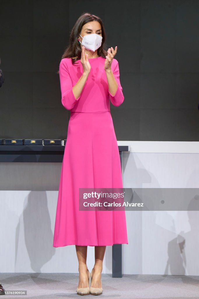 Spanish Royals Delivers Golden Medals Of Merit In Fine Arts