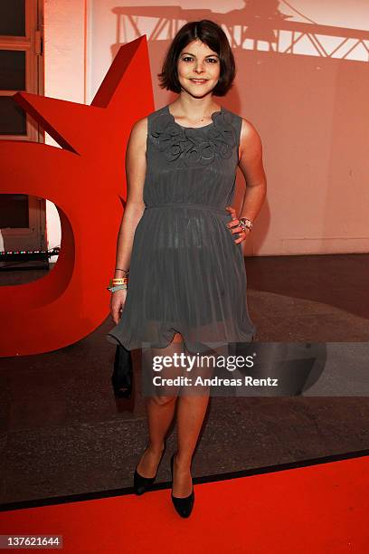 Julia Teewag arrives for the DLD StarNight at Haus der Kunst on January 23, 2012 in Munich, Germany.