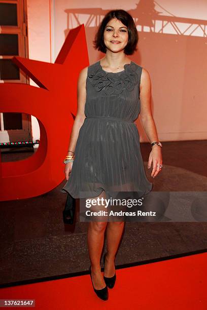 Julia Teewag arrives for the DLD StarNight at Haus der Kunst on January 23, 2012 in Munich, Germany.