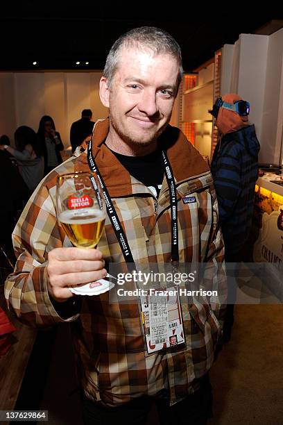 Founder and CEO Drafthouse Films Tim League attends The Chalice Factory by Stella Artois during the 2012 Sundance Film Festival on January 23, 2012...