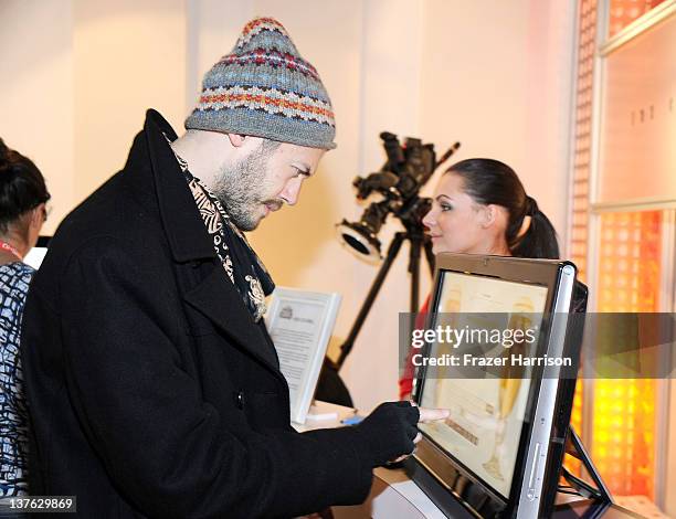 Producer Zak Kilberg attends The Chalice Factory by Stella Artois during the 2012 Sundance Film Festival on January 23, 2012 in Park City, Utah.