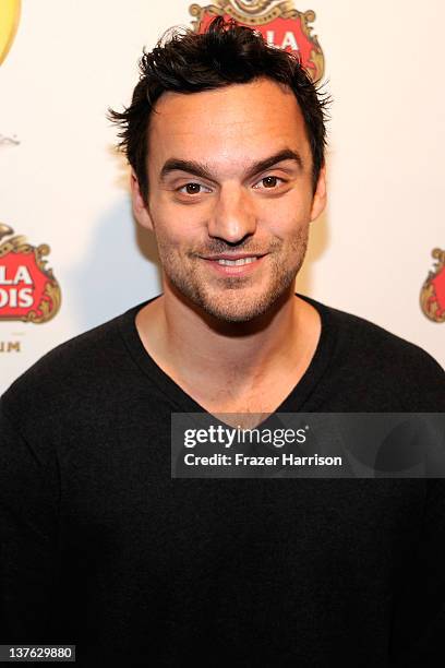 Actor Jake Johnson attends the "Safety Not Guaranteed" press event hosted by Stella Artois at the Cutting Room at T-Mobile Google Music Village at...