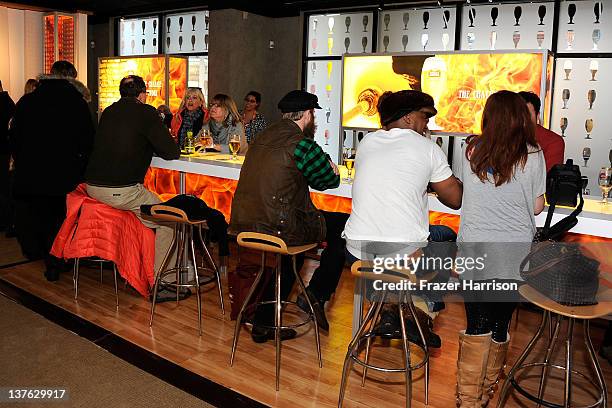 Guests attend The Chalice Factory by Stella Artois during the 2012 Sundance Film Festival on January 23, 2012 in Park City, Utah.