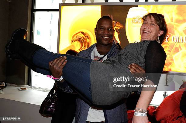 Guests attend The Chalice Factory by Stella Artois during the 2012 Sundance Film Festival on January 23, 2012 in Park City, Utah.