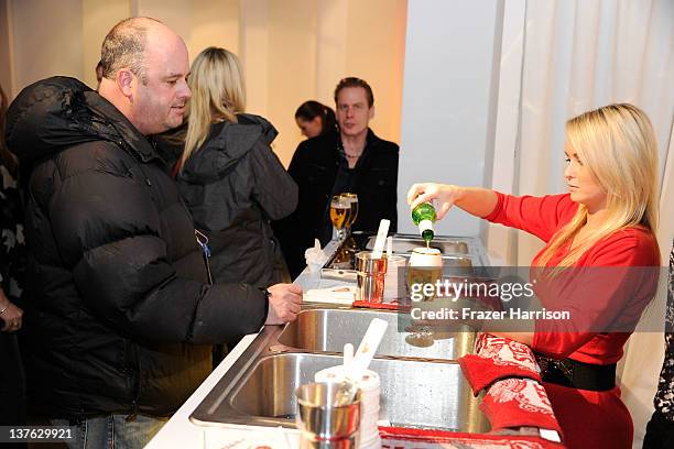 Guests attend The Chalice Factory by Stella Artois during the 2012 Sundance Film Festival on January 23, 2012 in Park City, Utah.