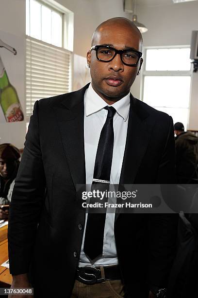 Producer Datari Turner attends a filmmakers luncheon at the Stella Artois Cafe during the 2012 Sundance Film Festival on January 23, 2012 in Park...