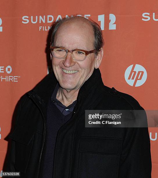 Actor Richard Jenkins arrives at "Liberal Arts" Premiere during the 2012 Sundance Film Festival at Eccles Center Theatre on January 22, 2012 in Park...