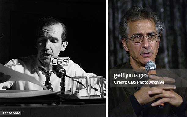 In this composite image a comparison has been made between Edward R. Murrow and actor David Strathairn. Oscar hype continues this week with the...