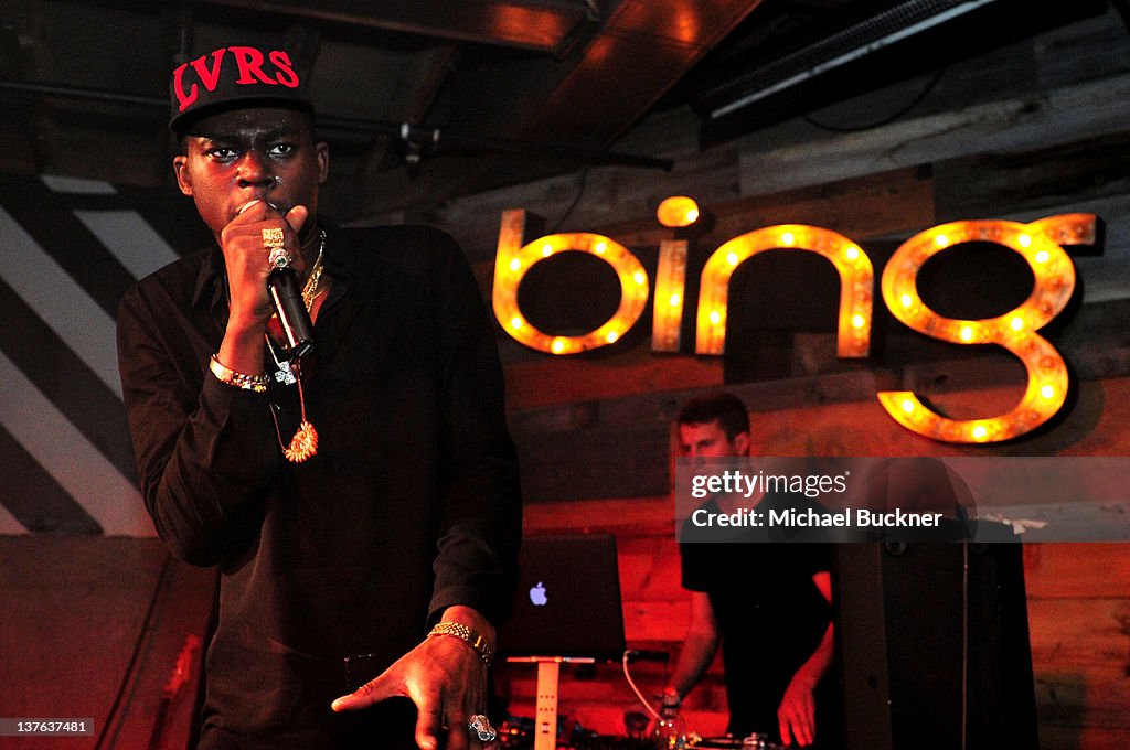 Bing Presents Asher Roth And Theophilus London At The Bing Bar- 2012 Park City