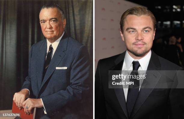 In this composite image a comparison has been made between John Edgar Hoover and actor Leonardo DiCaprio. Oscar hype continues this week with the...