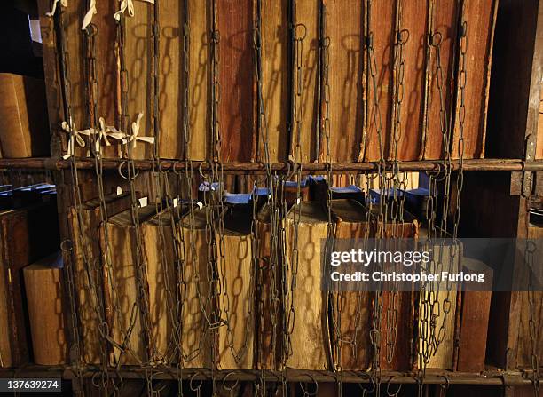 Chained Books Library 63 Medieval Library Chains Stock Photos, High-Res Pictures, and Images ...