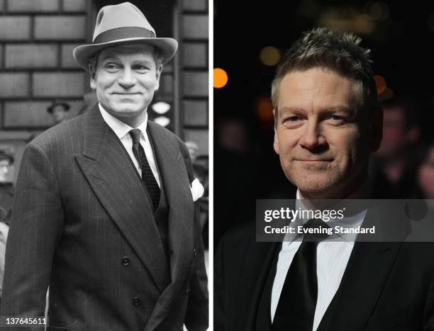 In this composite image a comparison has been made between Sir Laurence Olivier and Actor Kenneth Branagh. Oscar hype continues this week with the...