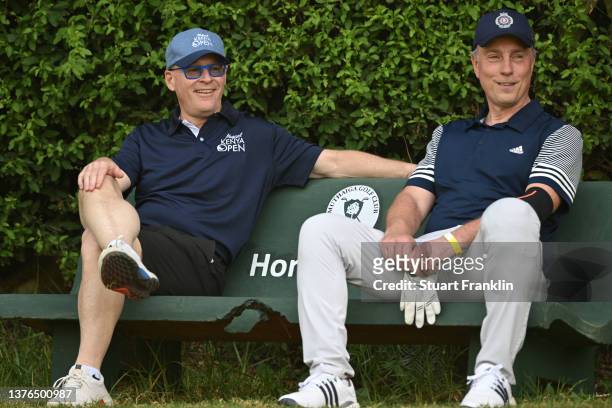 Keith Pelley, CEO of DP World Tour looks on during the pro-am prior to the Magical Kenya Open at Muthaiga Golf Club on March 02, 2022 in Nairobi,...