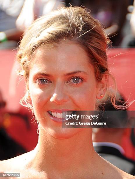 Anna Rawson arrives for the 2009 ESPY Awards at the Nokia Theatre/LA LIVE in Los Angeles, California on July 15, 2009.