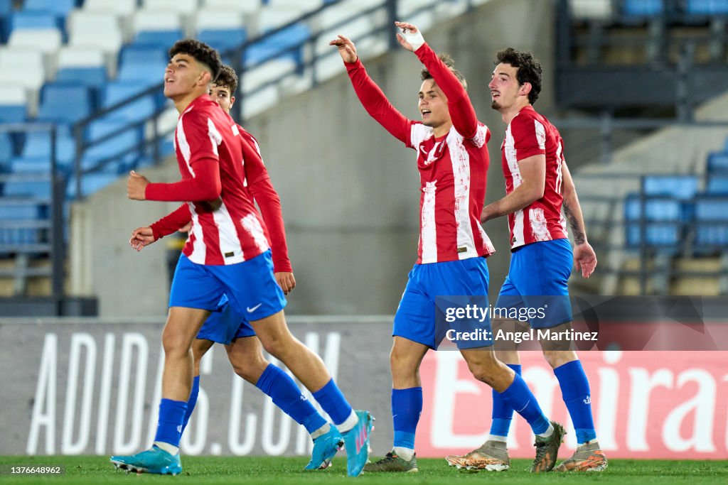 Real Madrid v Atletico de Madrid: Round Of Sixteen - UEFA Youth League