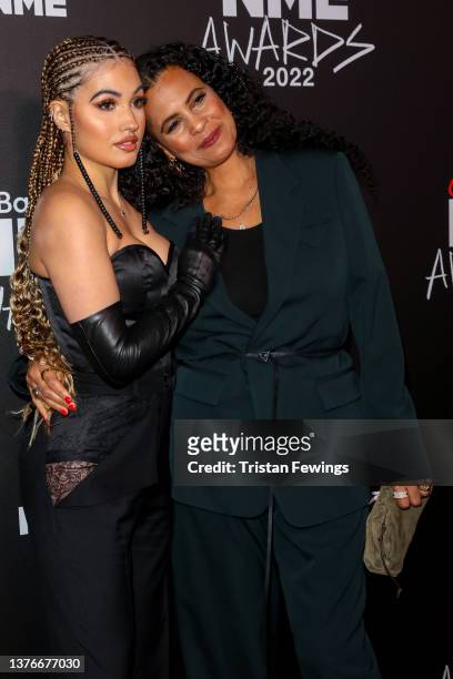 Mabel and Neneh Cherry attend the NME Awards 2022 at O2 Academy Brixton on March 02, 2022 in London, England.
