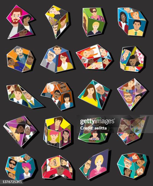 Angular Shape Person 66 3d Angular Shapes Stock Photos, High-Res Pictures, and Images ...