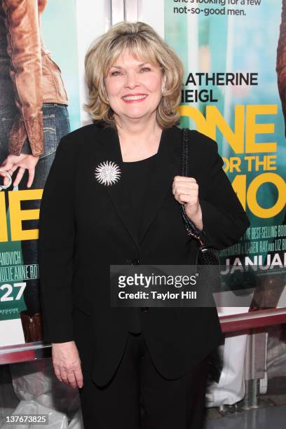 Actress Debra Monk attends the "One for the Money" premiere at the AMC Loews Lincoln Square on January 24, 2012 in New York City.