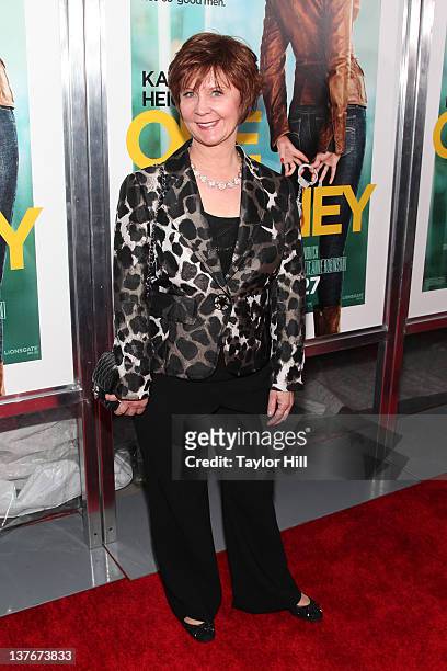 Author Janet Evanovich attends the "One for the Money" premiere at the AMC Loews Lincoln Square on January 24, 2012 in New York City.