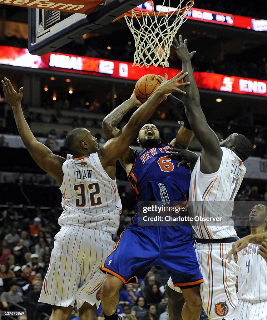 New York Knicks at Charlotte Bobcats