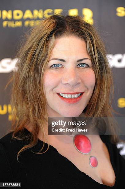 Dayna Kurtz attends Day 5 of the Music Cafe during the 2012 Sundance Film Festival held at Sundance ASCAP Music Cafe on January 24, 2012 in Park...