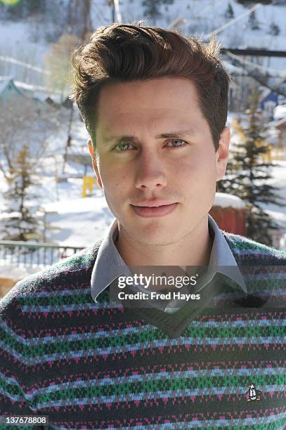 Singer Jeremy Current attends Day 5 of the Music Cafe during the 2012 Sundance Film Festival held at Sundance ASCAP Music Cafe on January 24, 2012 in...