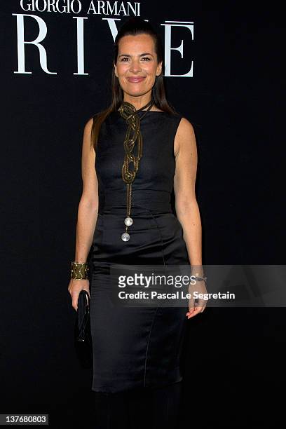 Roberta Armani attends the Giorgio Armani Prive Haute-Couture Spring / Summer 2012 show as part of Paris Fashion Week at Grand Palais on January 24,...