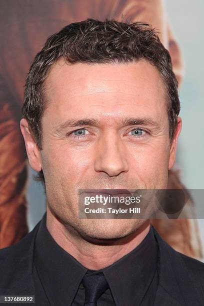 Actor Jason O'Mara attends the "One for the Money" premiere at the AMC Loews Lincoln Square on January 24, 2012 in New York City.