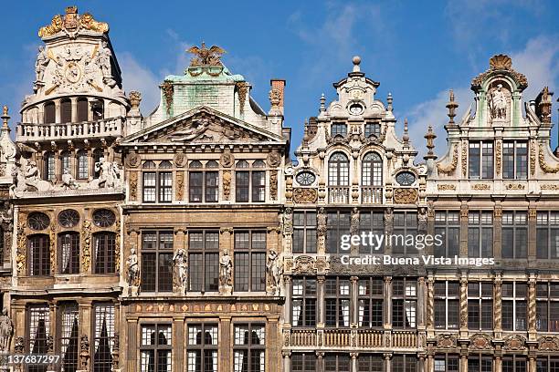 bruxelles, the grand palace. - brussels stock pictures, royalty-free photos & images