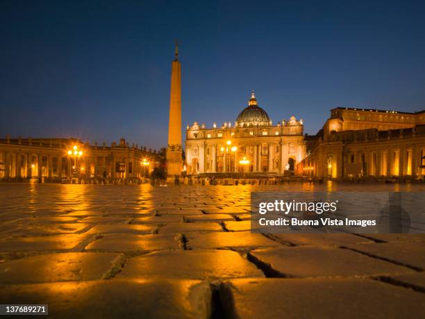 st peters square, vatican, rome, italy - st peter's square bildbanksfoton och bilder