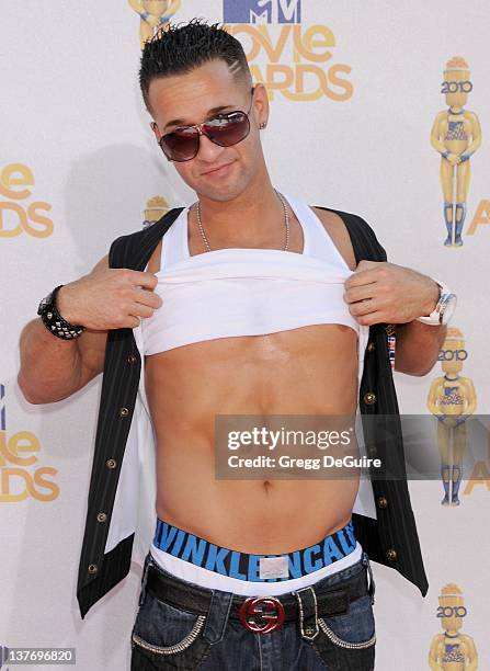 Mike 'The Situation' Sorrentino attends the 2010 MTV Movie Awards at the Gibson Amphitheatre on June 6, 2010 in Universal City, California.