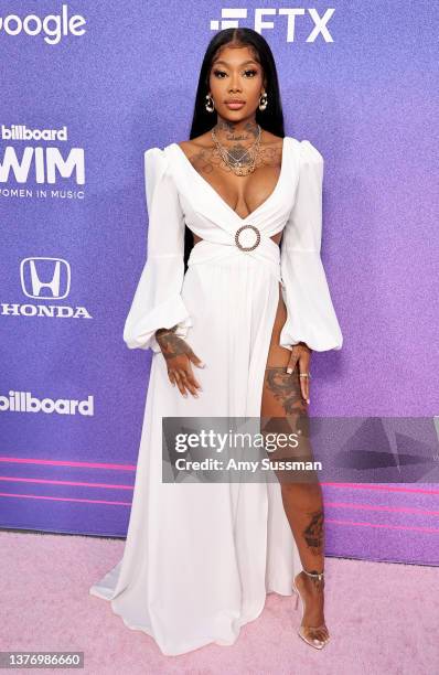Summer Walker attends Billboard Women in Music at YouTube Theater on March 02, 2022 in Inglewood, California.