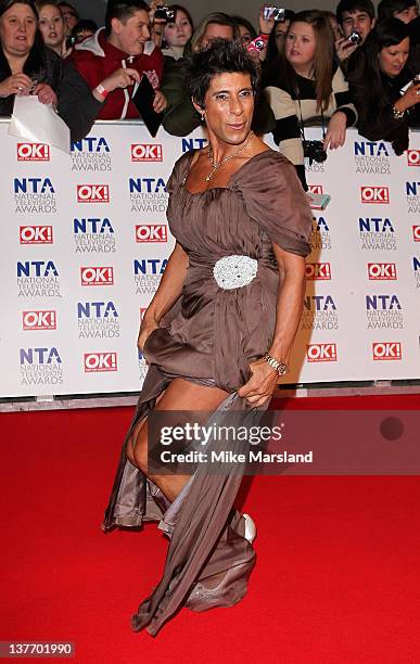 Fatima Whitbread attends the National Television Awards at the O2 Arena on January 25, 2012 in London, England.