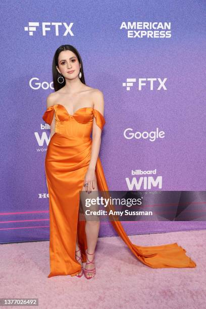 Laura Marano attends Billboard Women in Music at YouTube Theater on March 02, 2022 in Inglewood, California.