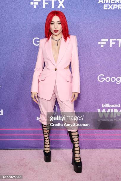Ava Max attends Billboard Women in Music at YouTube Theater on March 02, 2022 in Inglewood, California.