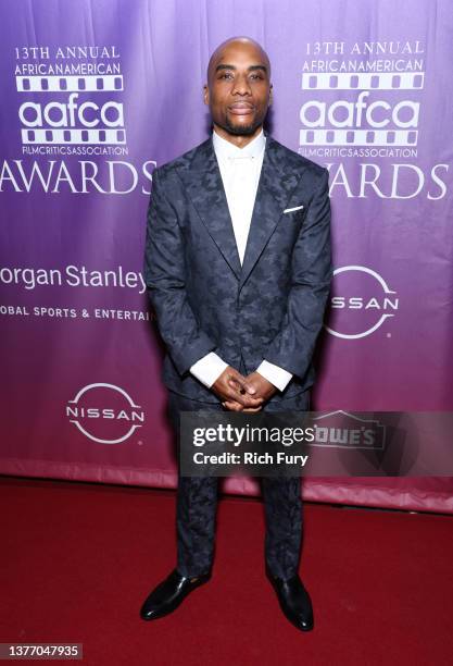 Charlamagne tha God attends the 13th Annual African American Film Critics Film Honors at SLS Hotel, a Luxury Collection Hotel, in Beverly Hills, on...