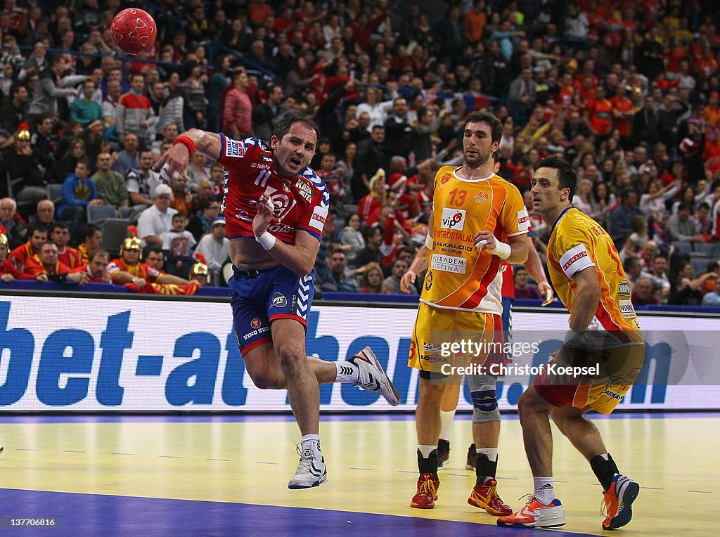 Serbia v Macedonia - Men's European Handball Championship 2012